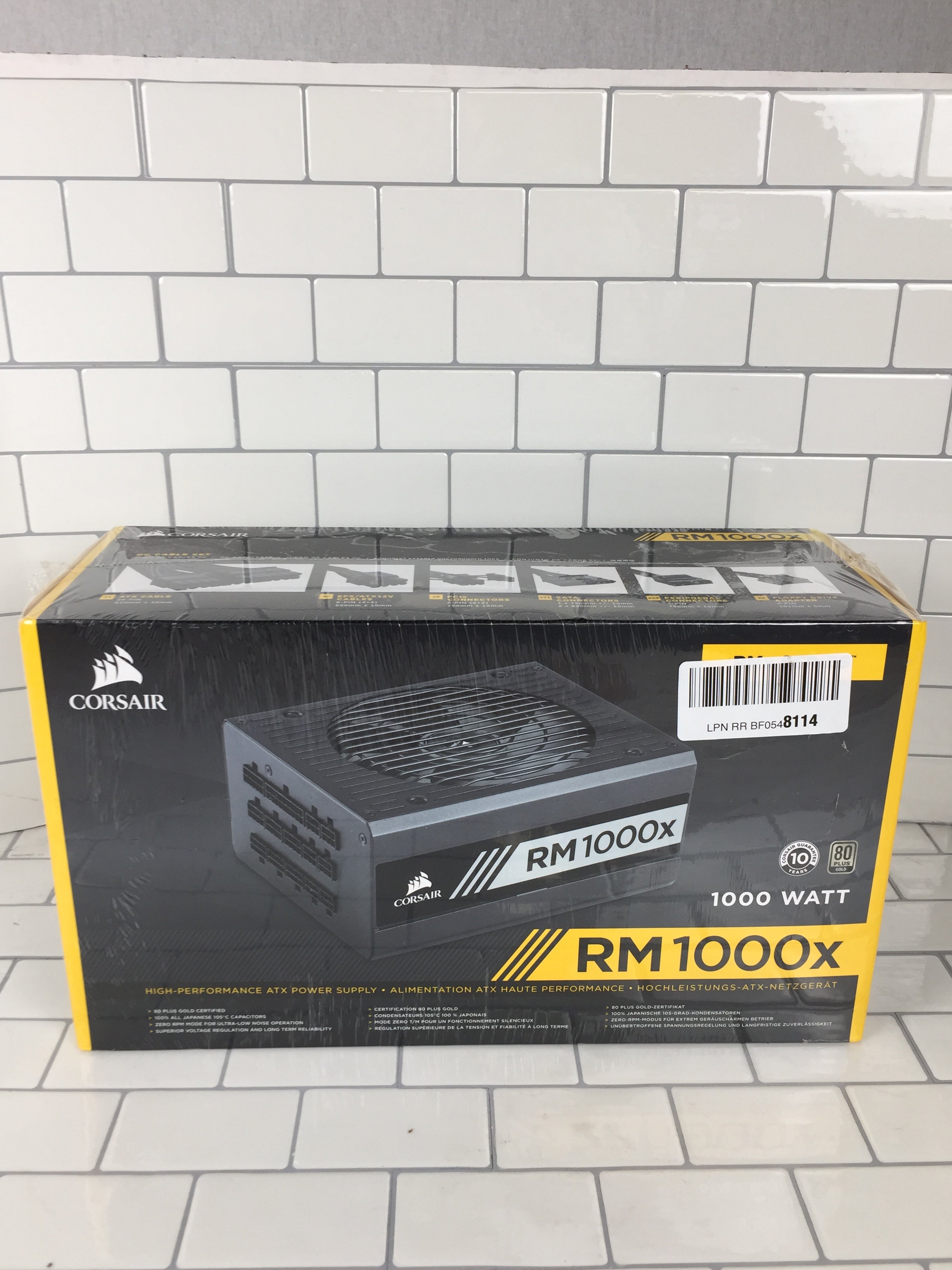 Corsair RMx Series, RM1000x, 80+ Gold Certified, Fully Modular Power Supply (7199973834990)